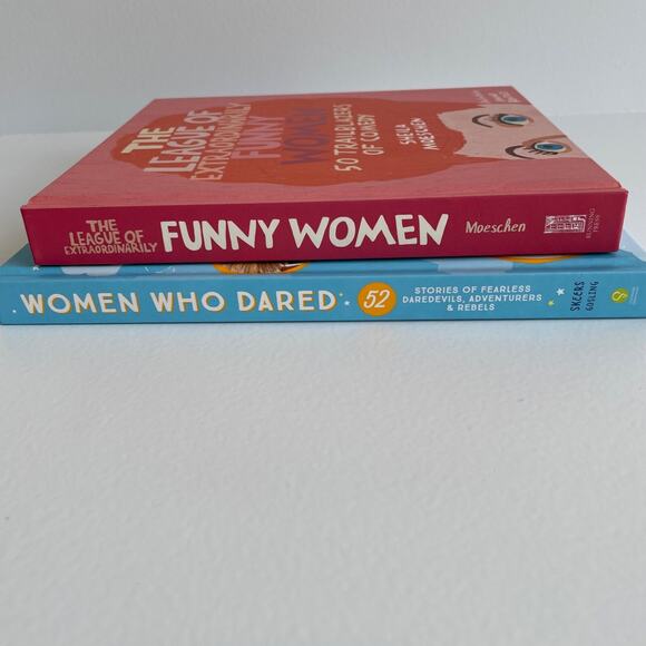 Historic Women Book Lot: League of Extraordinarily Funny Women + Women Who Dared - Picture 3 of 4